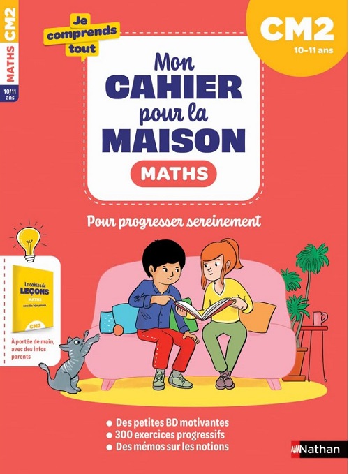 Sách Bài Tập Toán Tiếng Pháp Lớp 5- Mon Cahier Pour La Maison Maths(CM2)